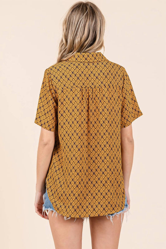 Mittoshop - Abstract Button Up