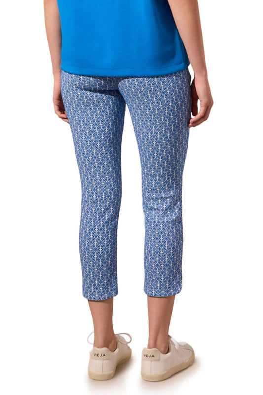 Tribal - Pull On Capri With Rounded Slits