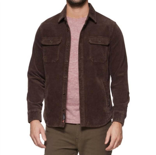 Flags & Anthem - Hamilton Vintage Wash Corduroy Shirt Jacket