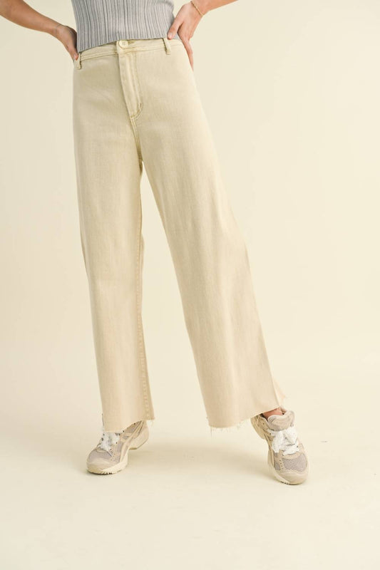 Nyland - Effie Straight Wide Leg Denim Pant