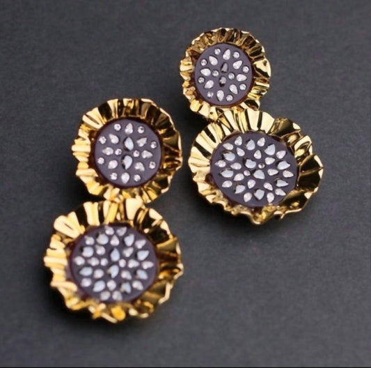 Lele Sadoughi - Women's Sunflower Drop Earrings