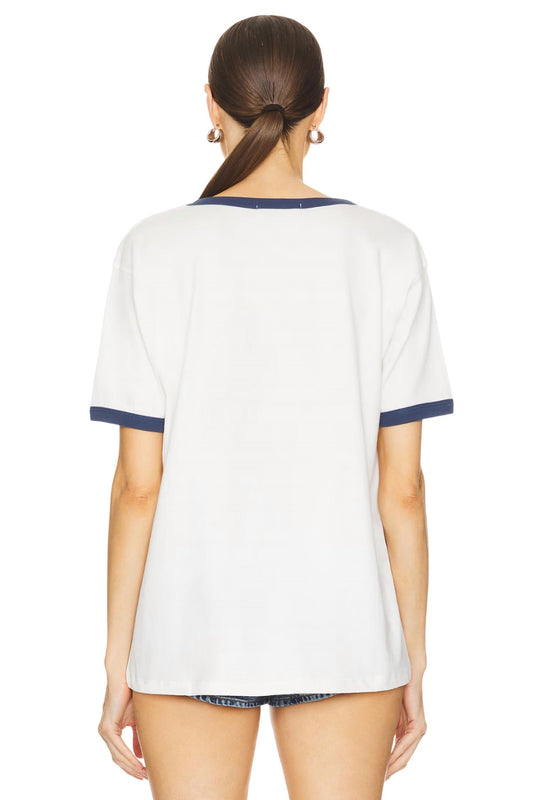 Daydreamer - Classic Star Oversized Ringer Tee Top