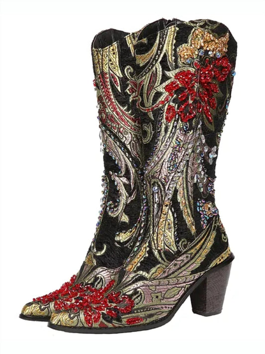 Helen'S Heart - Women's Crystal Boots