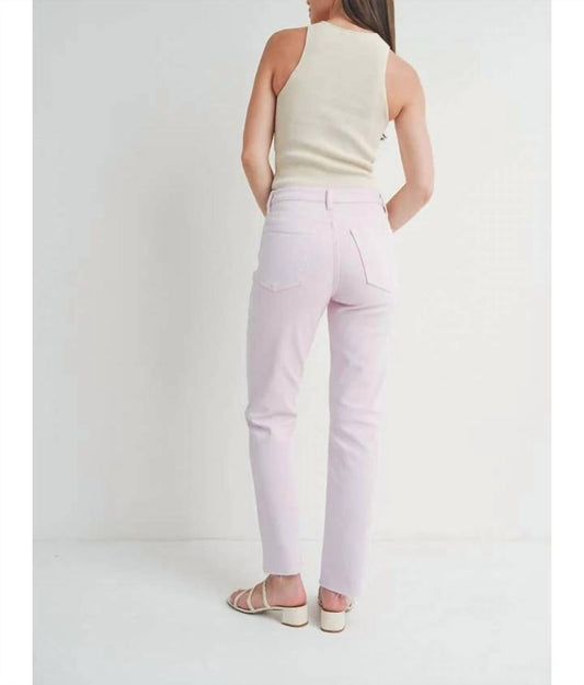 Just Black Denim - Straight Talk Lavender Straight-Leg Jeans