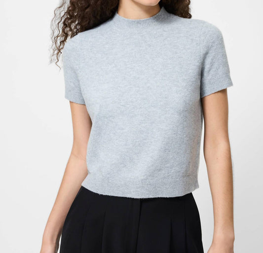 French Connection - Vhari Knit Mockneck Short Sleeve Top