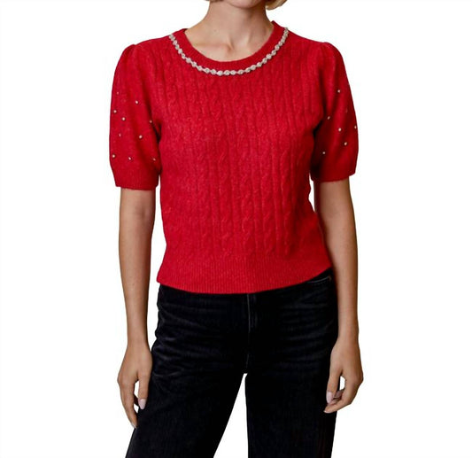 Design History - Rhinestone Sleeve Sweater