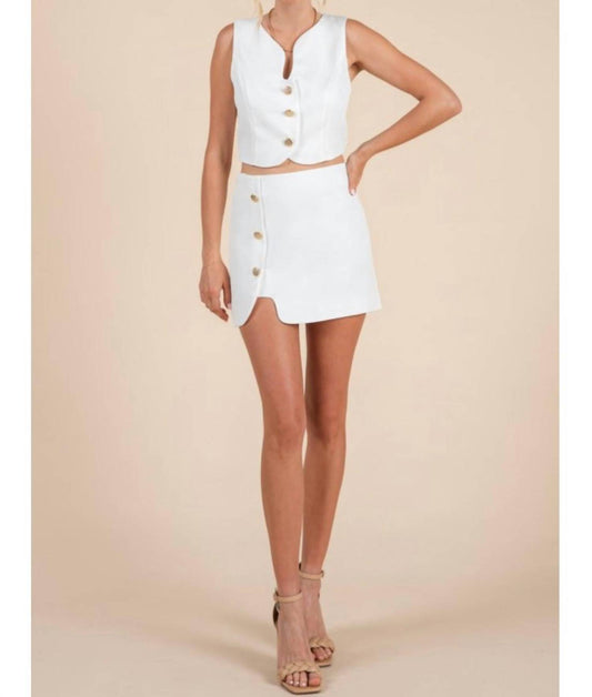 Baby Pink - Wavy Top & Skirt Set