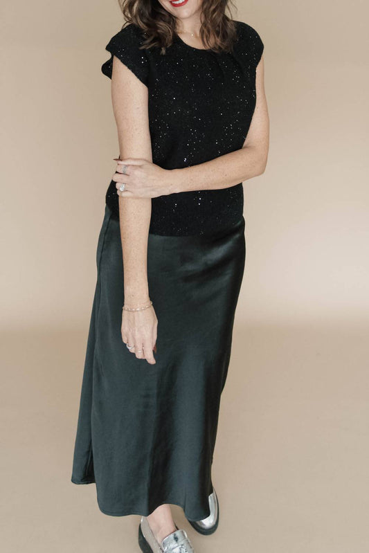 Entro - Smitten For You Satin Skirt