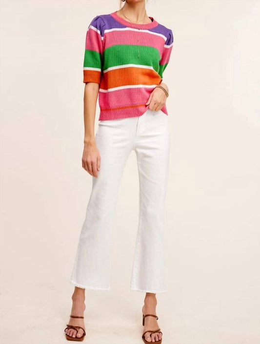 La Miel - Frayed Hem Stretch Denim Jeans