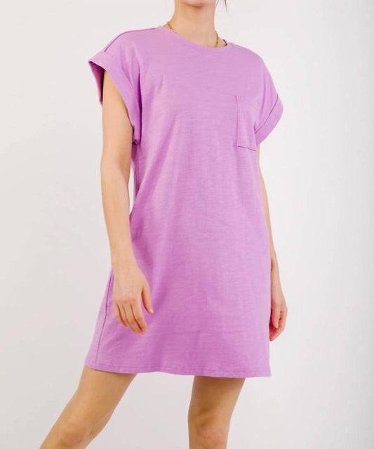 Very J - T-Shirt with Pocket Dress