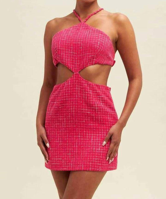 Luxxel - Bow Cutout Mini Dress