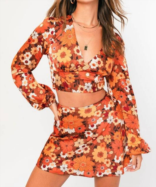 Le Lis - Floral Mini Skirt