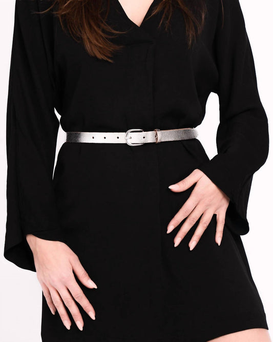 Amsterdam Heritage - Eva Metallic Leather Belt