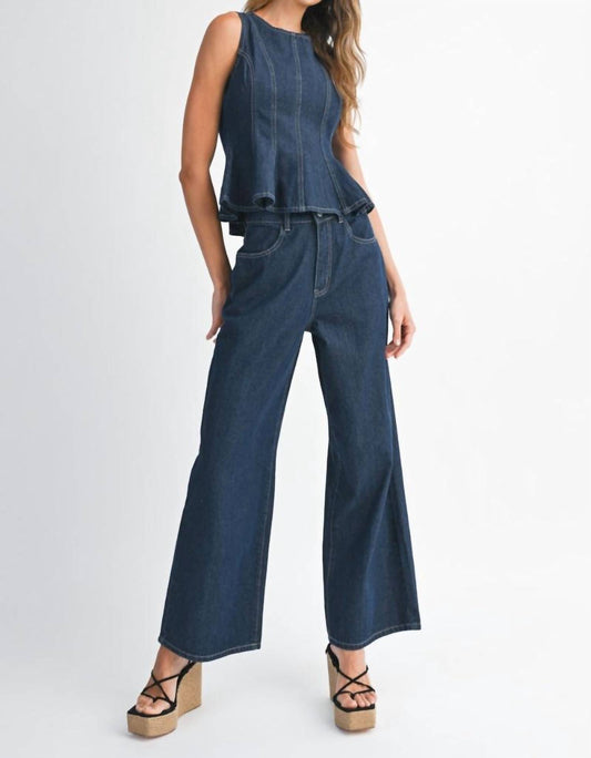 Mable - Wide Leg Denim Jean