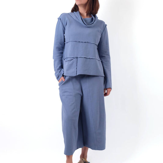 Gerties - Seamed Cowl Neck Long Sleeve Top