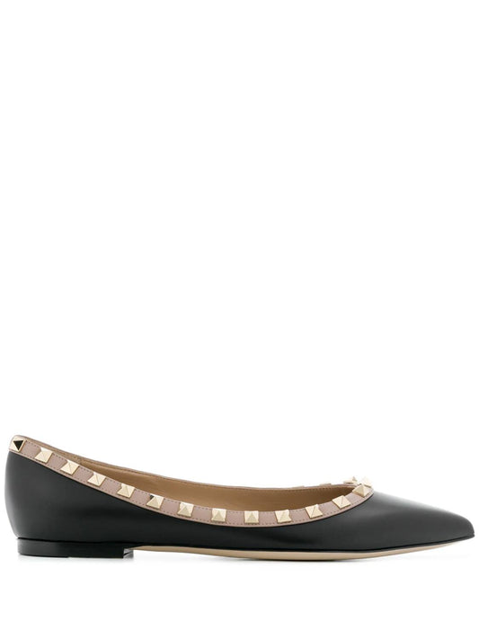 Valentino Garavani - Women's Rockstud Embellished Ballerina Flats