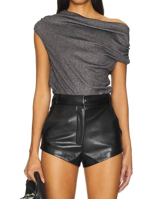 Lna - Caliste Lurex Rib Top