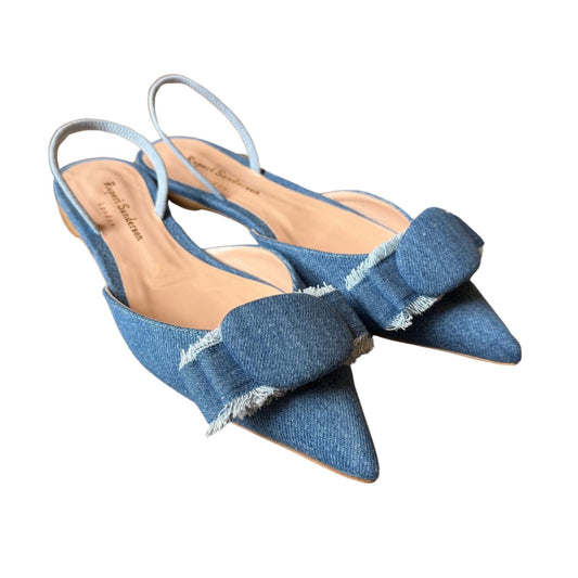 Rupert Sanderson - Women's Belinda Denim Flat
