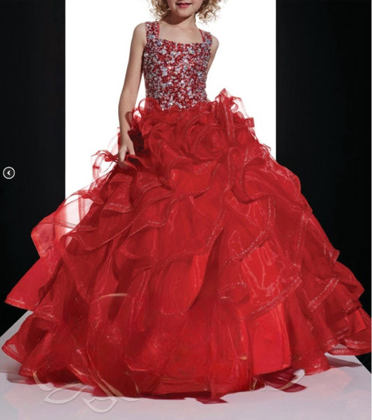 Tiffany Princess - Girls Exquisite Heavy Sequin Detail Dress