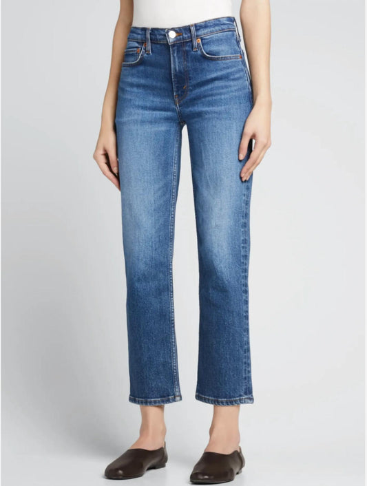 Re/Done - 70s Mid Rise Stove Pipe Jeans