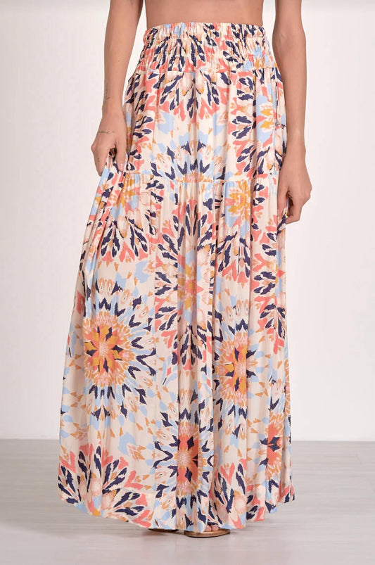 Elan - Festive Flowing Maxi Skirt