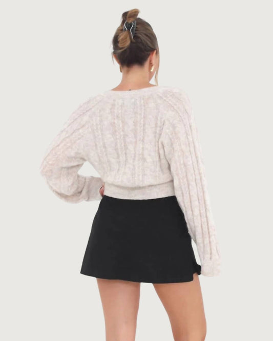 Rumored - Frenchie Button Front Cardigan