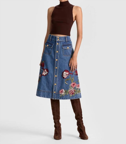 Alice + Olivia - Dahlia Midi Skirt