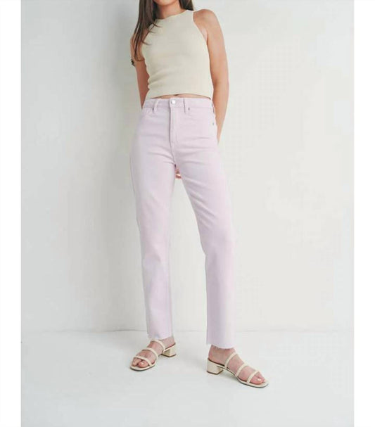 Just Black Denim - Straight Talk Lavender Straight-Leg Jeans