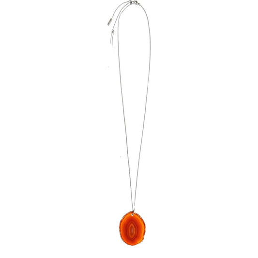 Saint Laurent - Women's Agate Pendant Chain Necklace