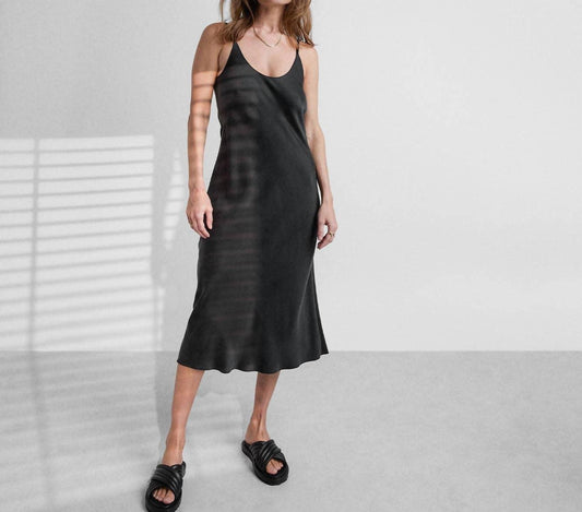 Lunya - Washable Silk Bias Slip Midi Dress