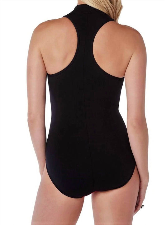 Magicsuit - Scuba Blake Zip Front High Neck One Piece Swimsuit