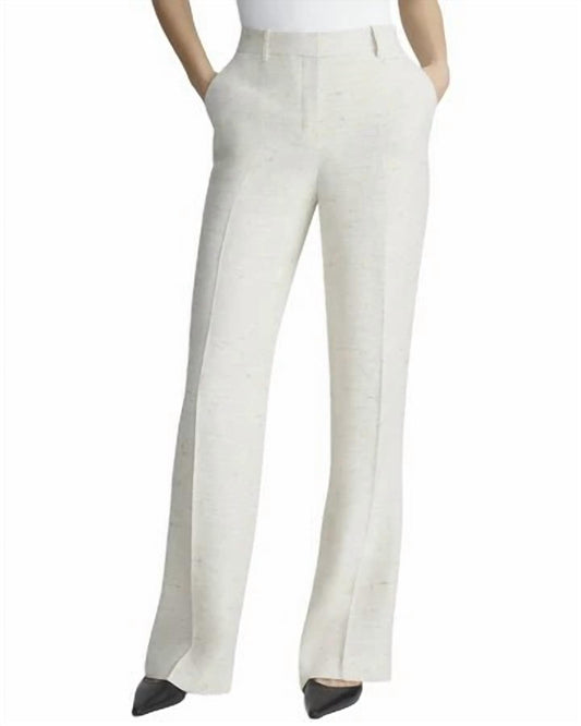 Lafayette 148 - GATES LINEN-BLEND FULL LEG PANT