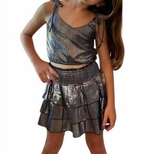 Katie J Nyc - Kids Metallic Top