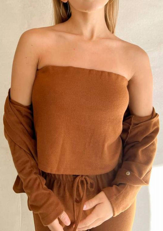 Donni. - Sweater Tube Top