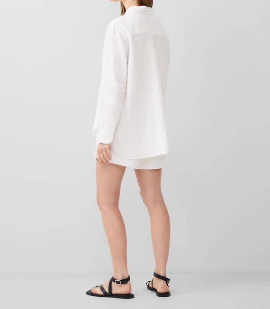 French Connection - Birdie Linen Boyfriend Shirt