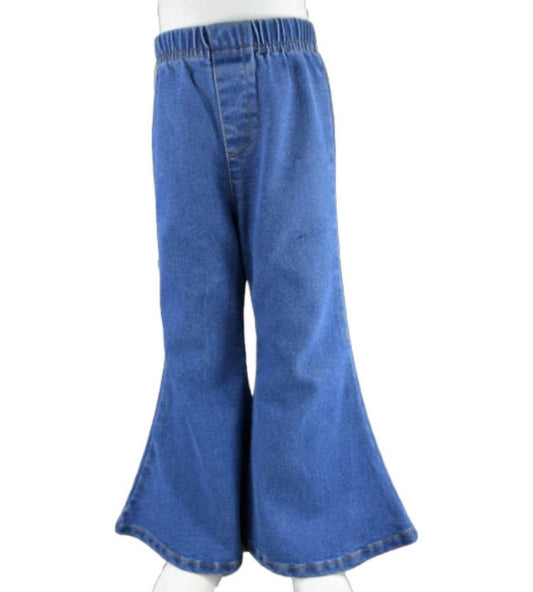 Ml Kids - Elastic Waist Flare Jeans