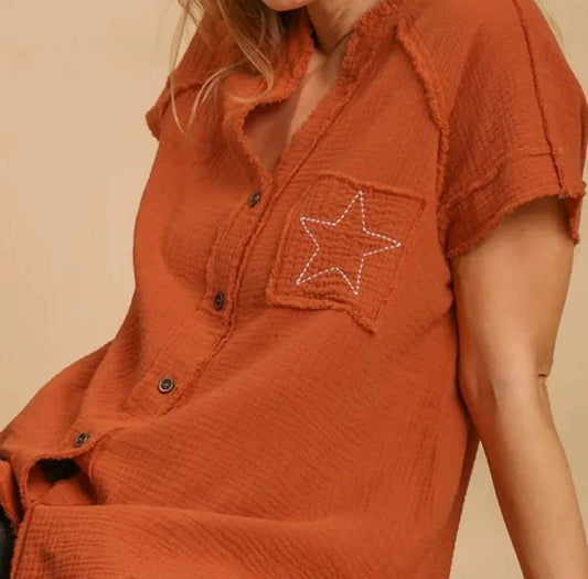 Umgee - Starset Button Down Top