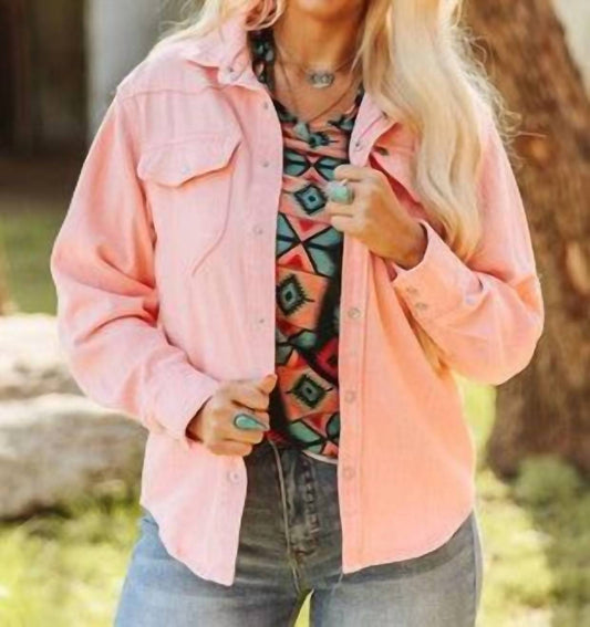 Lucky & Blessed - Maxon Denim Pearl Snap Jacket