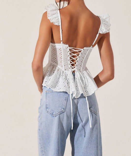 Astr - Baylin Eyelet Top