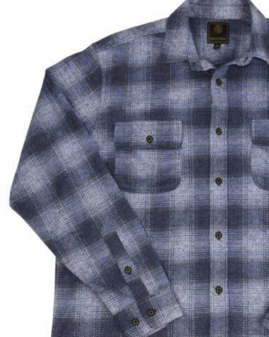 F/X Fusion - Men's Long Sleeve Flannel Plaid Polo