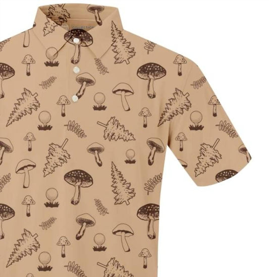 Swingjuice - Men's Golf Mushrooms Polo