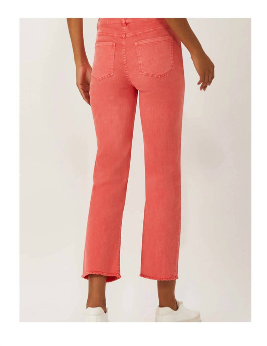 Ecru - LA CIENEGA STRAIGHT LEG CROPPED JEAN