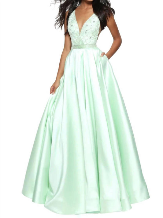Sherri Hill - V-Neck Prom Dress