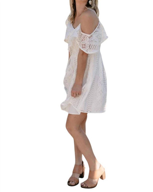 Sugarlips - Christen Asymmetrical One-Shoulder Lace Dress