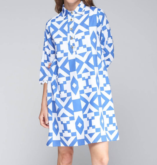 Vilagallo - TYANNA MAXI GEO AZULON