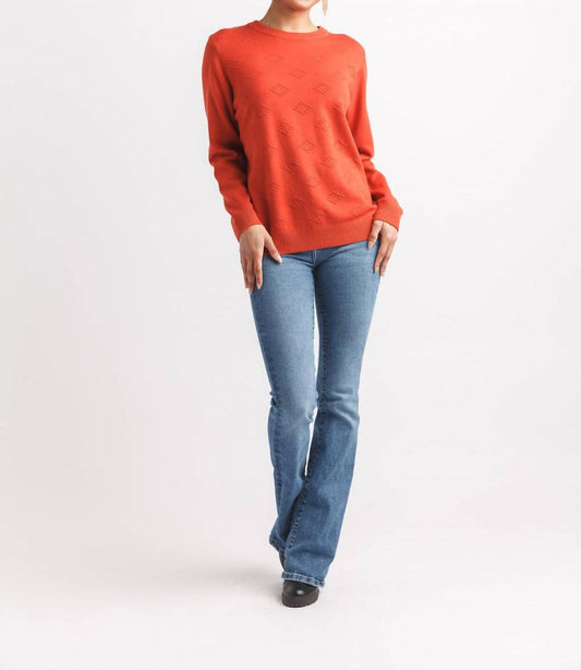 Papillon - Autumn Glow Diamond Sweater