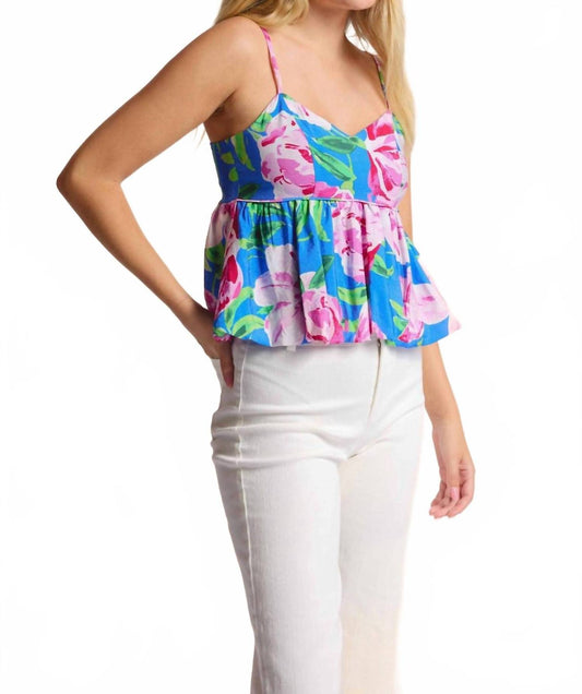 Sadie & Sage - Tween Technicolor Babydoll Tank