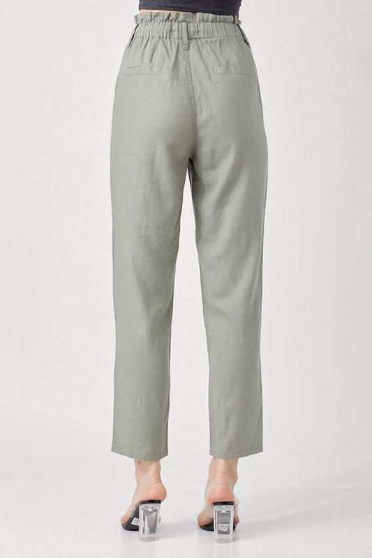 Risen - Linen Straight Leg Pants