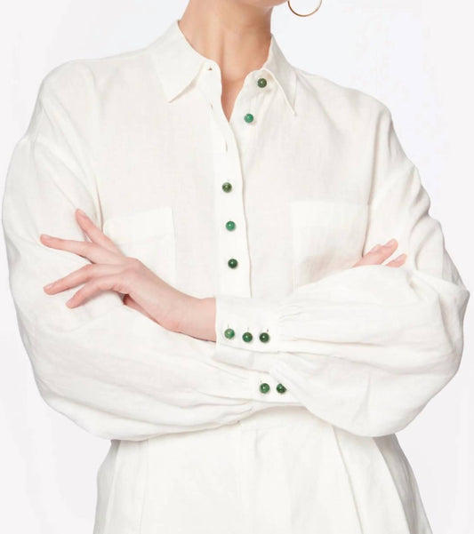 Belkis Turquoise Top