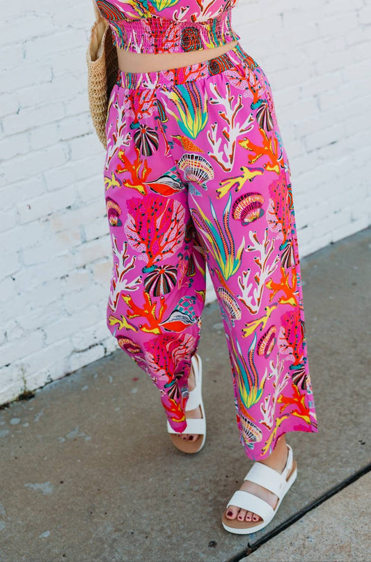 Joy Joy - Seashells Palazzo Pant